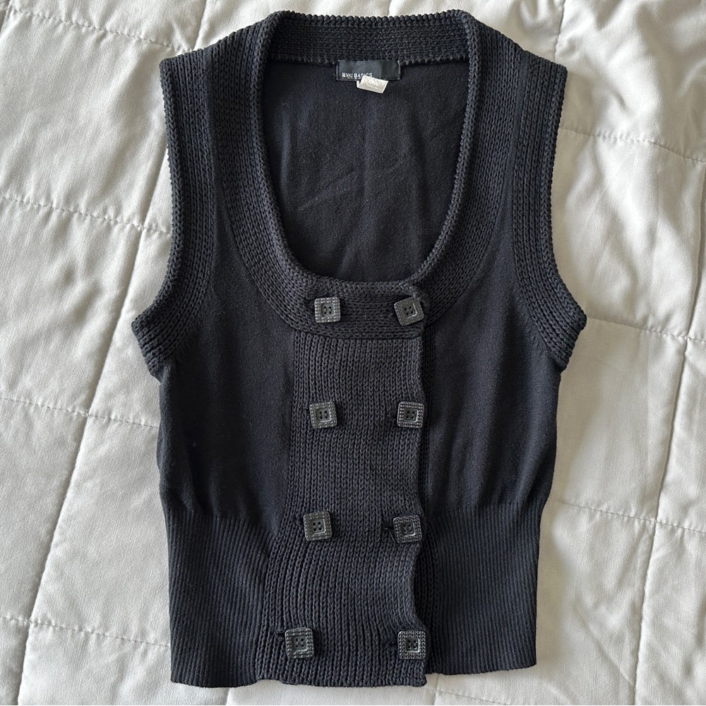 Mango women’s wool vest black XS
